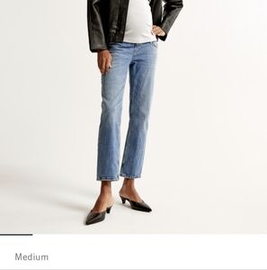 Abercrombie & Fitch Maternity Ankle Straight Over the belly Jeans